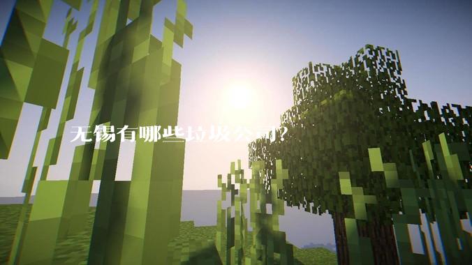 无锡有哪些垃圾公司？