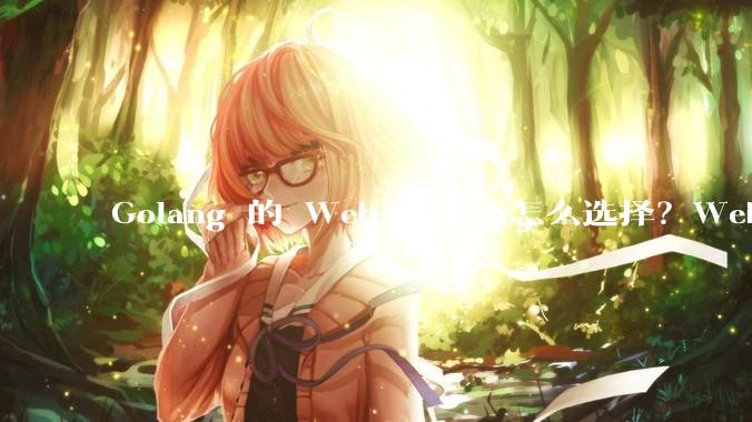 Golang 的 Web 框架该怎么选择？Web 开发又该怎样学？