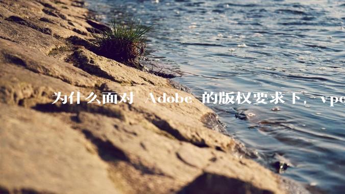 为什么面对 Adobe 的版权要求下，vposy 大神还能从容不迫？